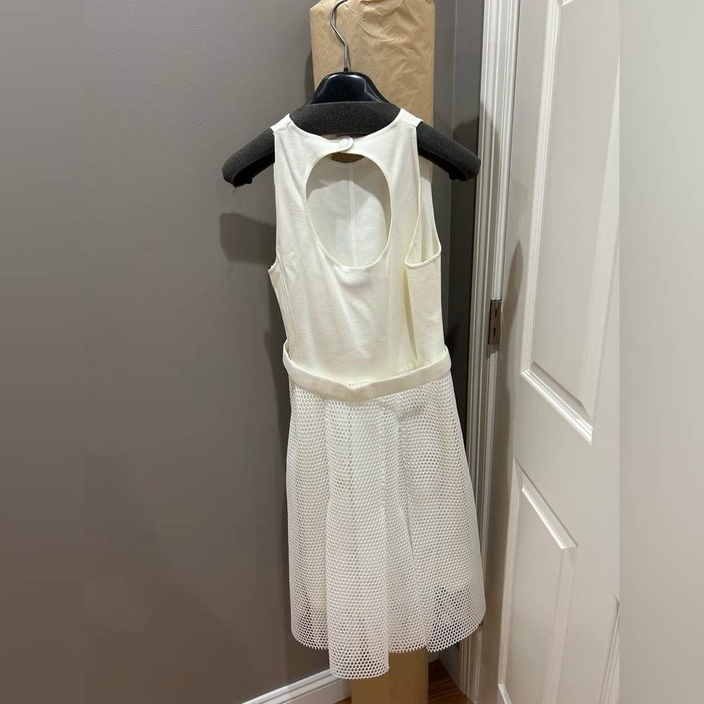 Akris Punto Cream Midi Dress with Jacket - Picture 6 of 8